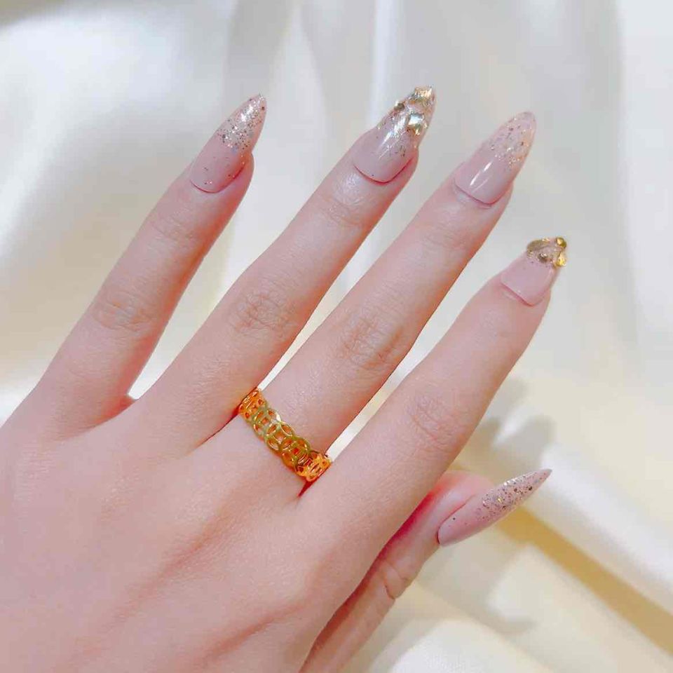 Nhẫn kim tiền nam nữ Kami KT6