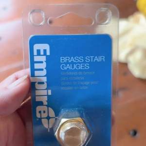 Empire 3/4 in. Brass Stair Gauges