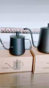 Ấm Pha Trà  Bằng Thép Không Gỉ Cổ Ngỗng - Rót cafe - Rót trà Size (350ml - 600ml)