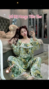 [40-60kg] Đồ bộ piijama nữ lụa Mango loại 1 tiểu thư TAY DÀI - QUẦN DÀI chất mềm mịn mát và thoải mái khi mặc