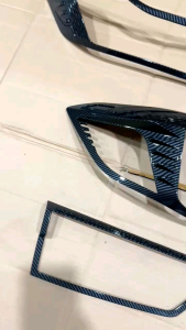 Paket Garnish Lampu Depan Belakang Honda Wrv WR-V 2022 2024 2025 2026 2027 Hitam Chrome Carbon Glossy