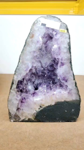 Natural Brazil Old Mine Amethyst Crystal Cave Ornament AA12
