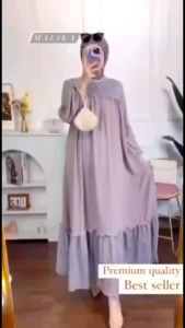 [Best Seller] MALIKA DRESS CRINKLE PREMIUM