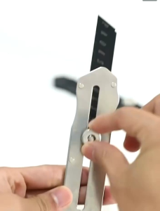 PISAU CUTTER BESI STAINLESS STEEL CUTTER MULTIFUNGSI PEMOTONG SERBAGUNA / CUTTER + PENGGARIS MULTIFUNGSI CUTTER PISAU STAINLESS STEEL