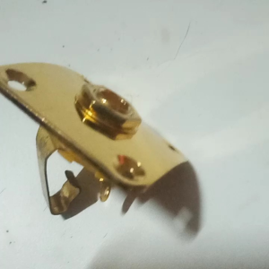 ซ็อกเก็ตเสียบอินพุท โมโน กีต้าร์/เบส 6.35 มม. ทองเหลือง