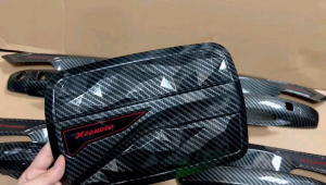 Paket Outer Handle Tank Cover Xpander 2017 2021 2023 2024 2025 Carbon Glossy