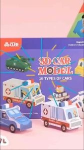 Bộ Gấp Giấy Origami 3D Cho Bé Sáng Tạo Theo Chủ Đề Giao Thông Và Động Vật. Trò Chơi Gấp Giấy 3D Sáng Tạo Quà Tặng Cho Bé