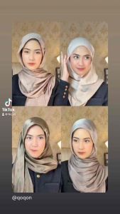 Pashmina Santorini Silk/Pashmina Semi Bludru/Pashmina Satin Silk Santorini