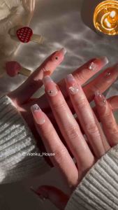 Pakai Kuku Handmade Penuh – Siri Kupu-Kupu Kristal 10 - Dilengkapi dengan Kit Alat Lengkap / 100% Handmade Wearable Nails – Crystal Butterfly Series 10 ✨ - Comes with Full Tool Kit