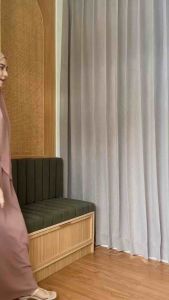 Hapsya Abaya Set Gamis umroh Abaa Set Kerudung Terbaru