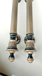 Handle Pintu Lonceng Kuning Antik Gagang Pintu Rumah Mewah