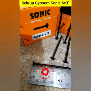 (50 pcs) Sekrup Gypsum 6x3\" / Skrup Gipsum 7.5CM