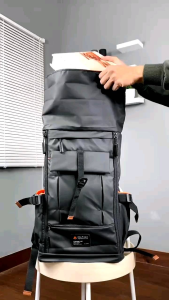 ALYA BDG STORE - Tas Ransel Pria Lipat Waterproof Dengan Bahan Premium