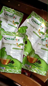 Mr Detox Slimming Teh Pelangsing Alami Teh Hijau Mr Detox Teh Hijau