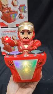 No.6619-1(ใหม่)ไอร่อนแมนสแครชแผ่นเพลงวิ่งชนถอยมีไฟมีเสียง  li/jo 12