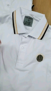 Áo thun nam Việt Tiến ngắn tay có cổ có túi. Hàng cắt tem mác