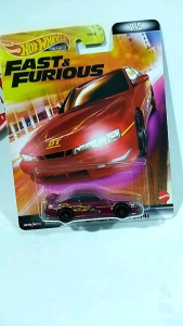 Hot Wheels Premium Fast & Furious NISSAN 240SX SILVIA S14 velg hitam 2/5 Diecast JDM