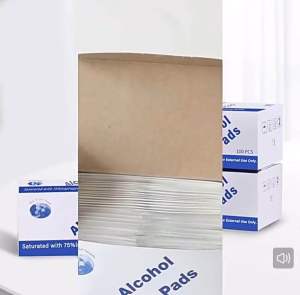 [SG STOCK] Alcohol Swab Cotton Pads 600pcs | Disinfection Wet Pads