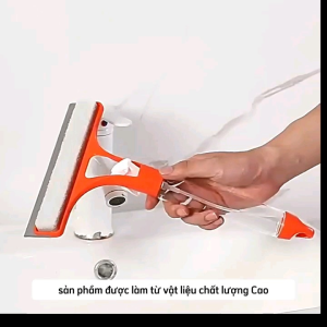 Cây lau kính cửa sổ ô tô gia đình đa năng kèm bình tưới nước và dụng cụ lau kính cửa sổ (TA16)
