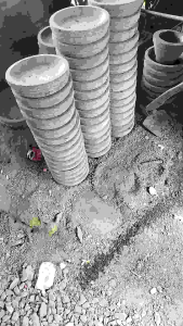 Cobek batu asli GRATIS ulekan muthu dan wadah sambal