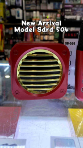 [Ready Stock] SDRD-504 Portable Mini Speaker With Handheld Microphone Wireless Loud Speaker