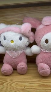 Cute hair clip kuromi plushie cinnamoroll plush melody Teddy bear toy doll kid birthday gift