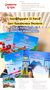 Paket 4 Buku Ensiklopedia Si Kecil Seri Kendaraan Darurat