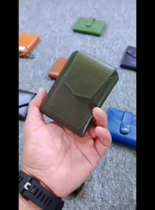 MINI MAGNETIC WALLET FULL KULIT-DOMPET KULIT UNIK