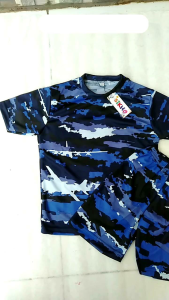 Baju Anak Laki-Laki Loreng TNI Usia 1-8 Tahun Setelan Tentara Anak