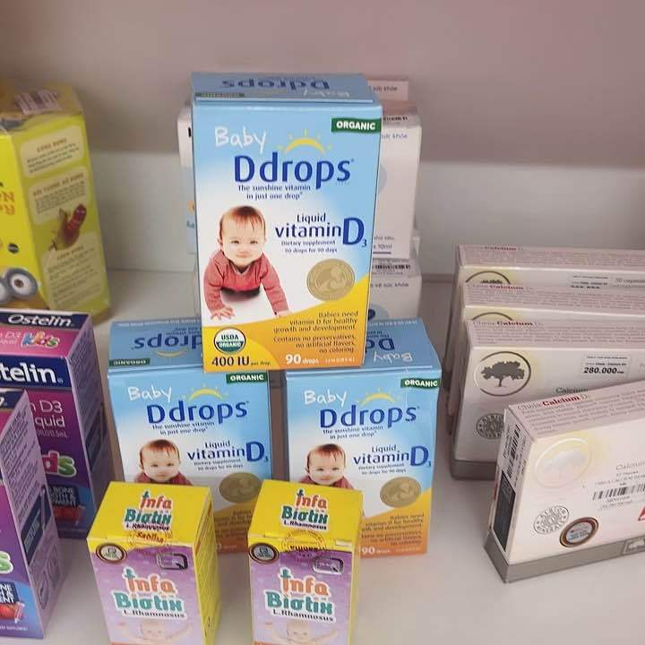 Baby Ddrops Vitamin D3 Của Mỹ ChoTrẻ Sơ Sinh