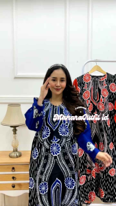 DASTER LENGAN PANJANG MURAH PRODUSEN DASTER ABSTRAK REMEKAN PEKALONGAN KANCING DEPAN BUSUI BUMIL COCOK DIPAKAI SEGALA AKTIVITAS
