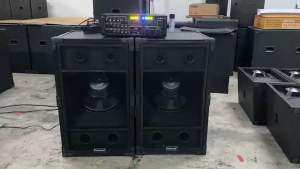 ชุดตู้ลำโพง สูงสุด 15 นิ้ว พร้อมเเอมป์ ชุดตู้บ้าน