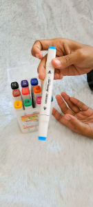 Spidol 2 kepala greebel 12 Warna Greebel