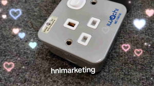 IWACHI 13A SWITCH SOCKET METAL CLAD HEAVY DUTY SIRIM APPROVED