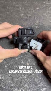 Original Tombol Saklar Sen Sein Sign Plus Hazard Honda Hitam Ukuran 30mm 34mm Trapesium Vietnam