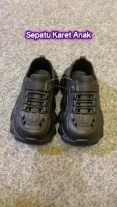 Sepatu Karet Simple Anak Perempuan dan Laki-Laki Sepatu Anak Cowok viral Sepatu Anak Trendy Sz 23-34