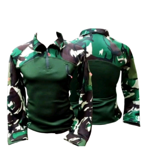 kaos bdu tactical militer bahan spandek scuba