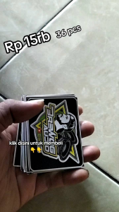 STIKER BREWOG AUDIO JMB ISI 36 PCS BAHAN CROMO GLOSY