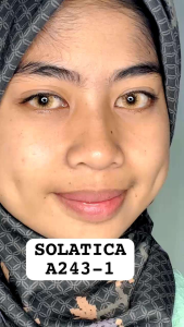 Solotica Brown soft lens contact lens A243-1 (0 DEGREE)