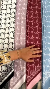 Hijab Motif Pita dan Hijab Coquette