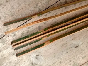10 bilah bambu bahan layangan tinggal serut