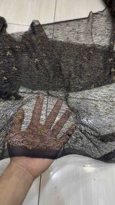 Kain brokat chantilly import premium