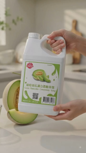 YOYO Green Honeydew Fruit Syrup 2.5kg - Smoothies Fruit Tea Soda & More!