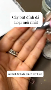 Bút đính đá đa năng dễ dàng hít đá có tặng kèm cục sáp đính đá