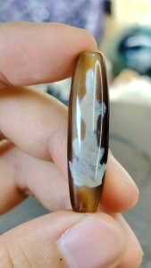 Natural Tibetan Guan Yin DZI Agate Crystal Drum Beads SD15 #DZI #Natural Crystal