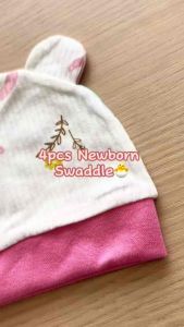 Ready Stock 🇲🇾 Baby Swaddle Newborn Wrap Bedung Bayi Bedung Baby Sleeping Bag Baby Hat Newborn Hat Blanket Baby Infant