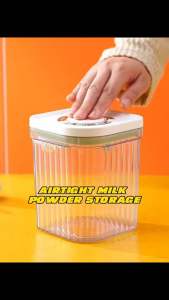 🇲🇾【FreeSpoon】Airtight Baby Milk Powder Container with Date Food Container Reusable Bekas Susu Bayi Kedap Udara 奶粉收纳盒