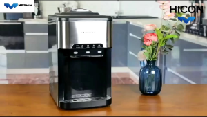 Mesin Es Batu Dispenser Multifungsi 30kg/24jam Air Dingin Air Panas Dan Es Batu
