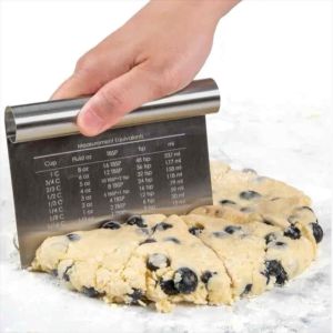 Progressive PrepWorks Bash N Shop Dough Cutter Slicer Scraper 1Piece Stainless Steel