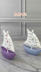 MINIATUR KUE TART KAPAL MODEL PERAHU PELAYARAN SHIP BERLAYAR DIY BIRTHDAY CAKE TART KAPAL KAPALAN ULTAH ULANG TAHUN - Lazada